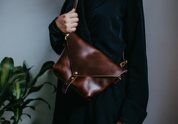 Black Horween Leather Hip Pouch no.2