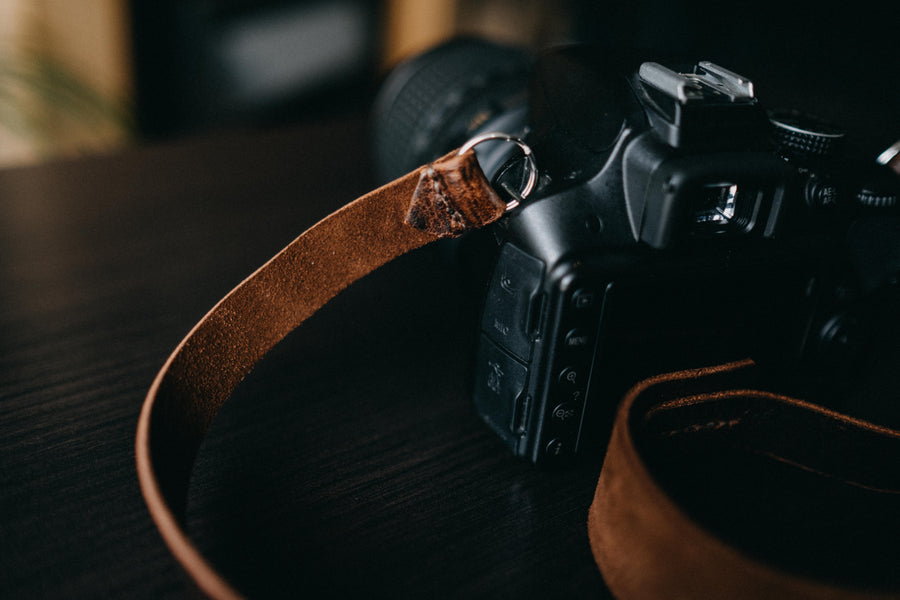 rustic camera strap