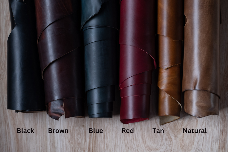 leather color samples