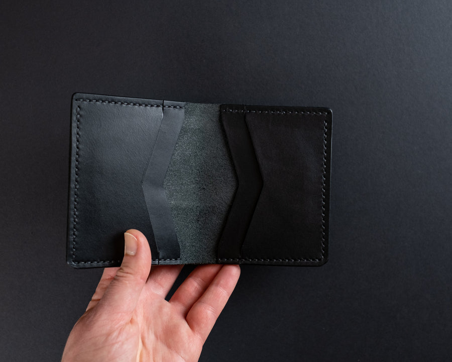 The No. 32 Leather wallet - Black