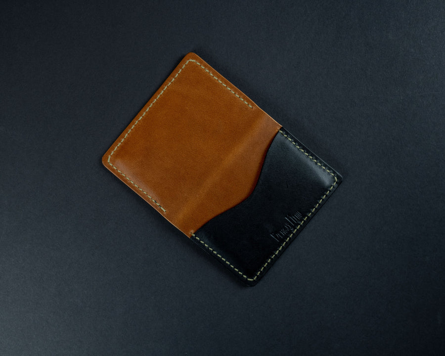 whiskey leather wallet