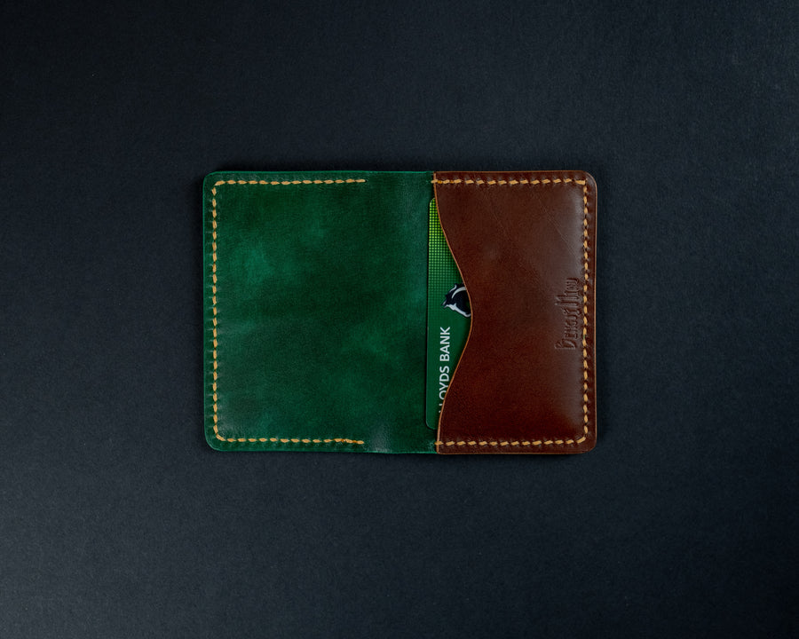 full grain leather cards wallet 