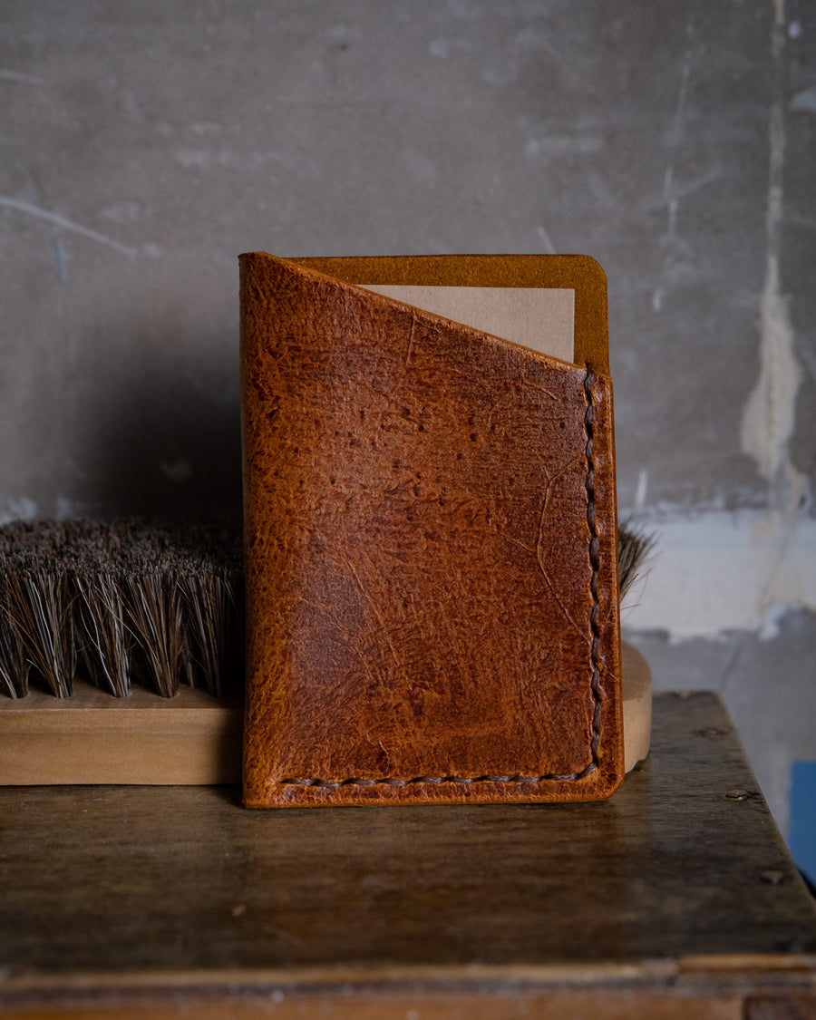 Rugged leather cards wallet, The No. 33 - READY TO SHIP