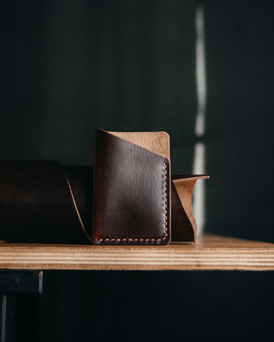 black hotween leather wallet