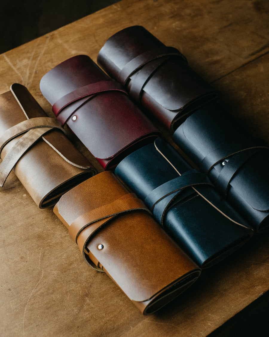 horween chromexcel leather cable roll