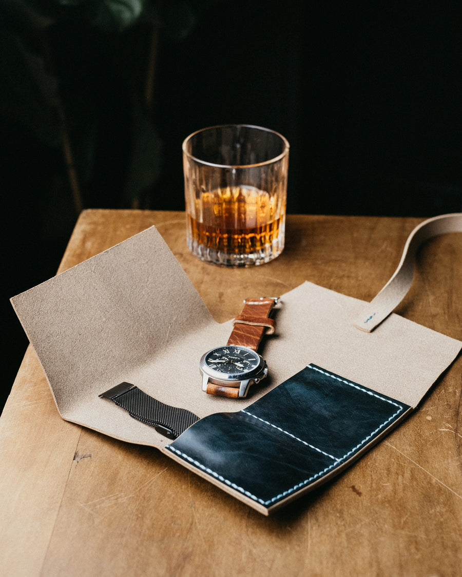 horween leather watch case 